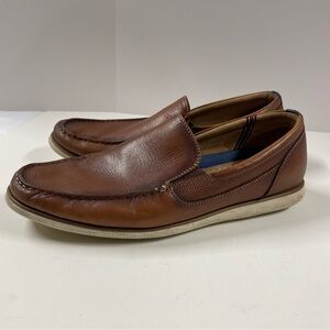 Florsheim Atlantic Venetian Moc Toe Leather Loafers EUC Men’s Size 10M